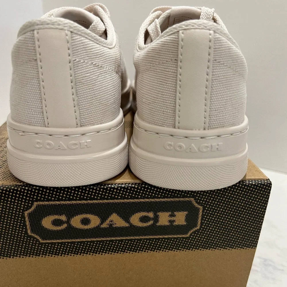 Coach Women's Sneakers in Cream - Picture 9 of 15